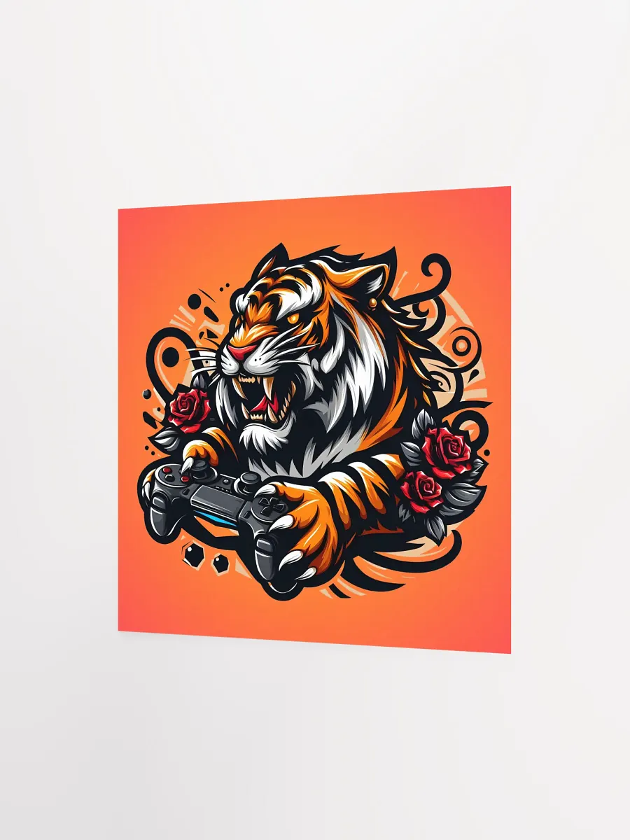Fierce Tiger Gaming Poster product image (2)