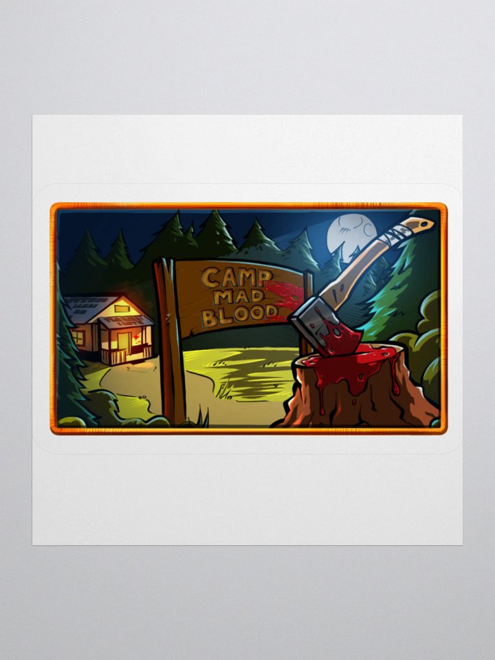 Camp Mad Blood Sticker product image (3)