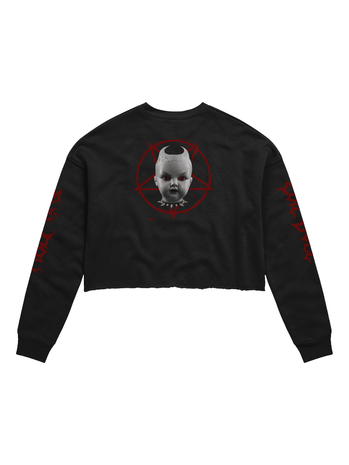 EVIL DOLL CROP SWEATSHIRT product image (2)