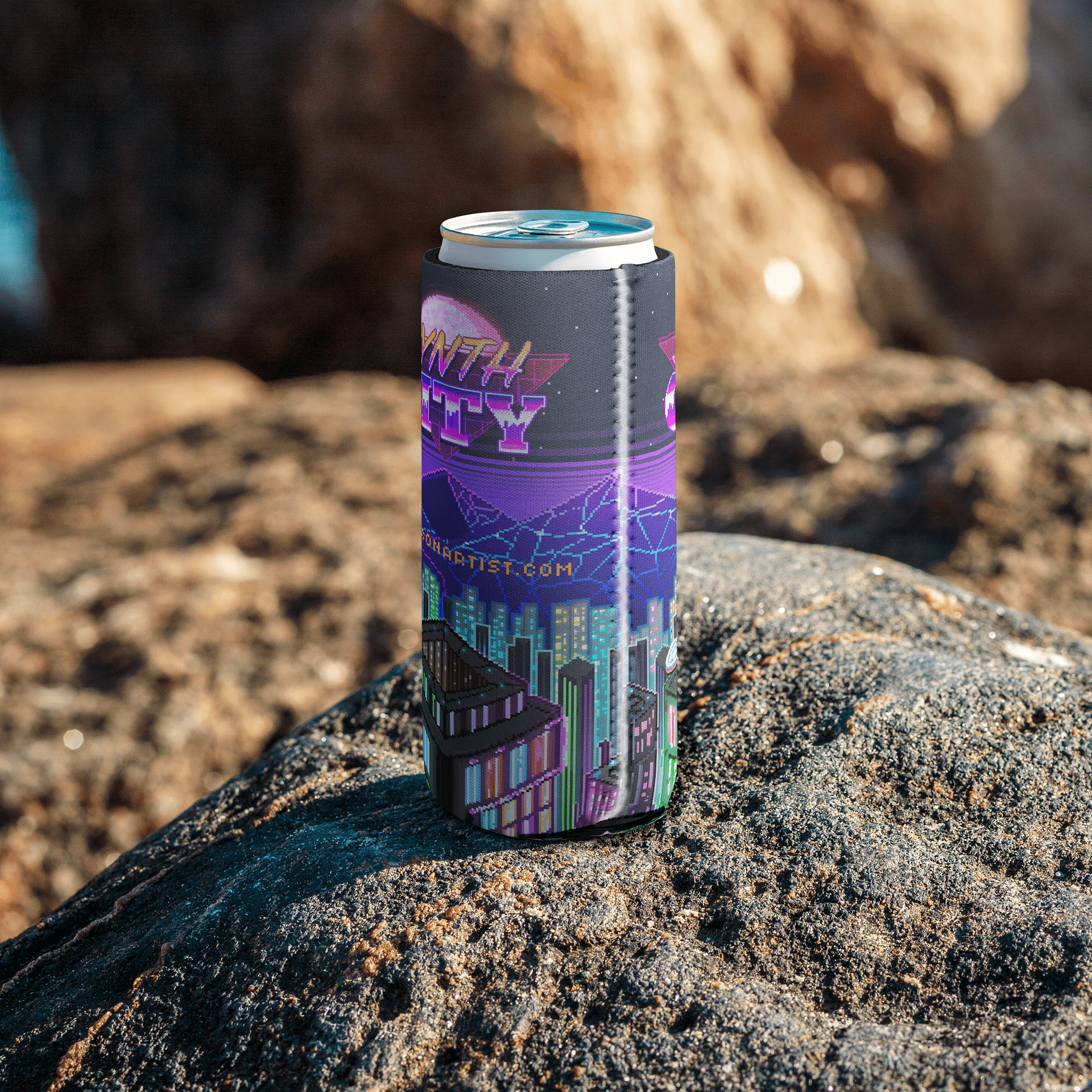 Synth City Towers Coozie product image (7)