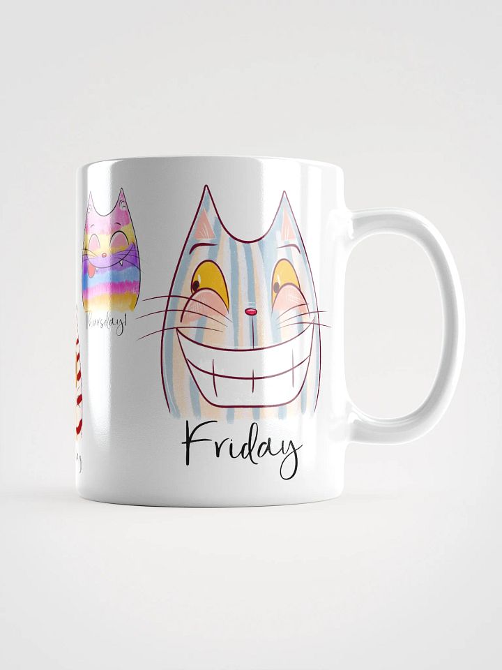 7 Days of Cats Mug – A Purrfectly Hilarious Week in Review product image (1)