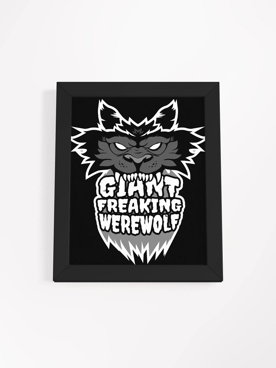 Giant Freaking Werewolf Stylized Matte Poster product image (1)