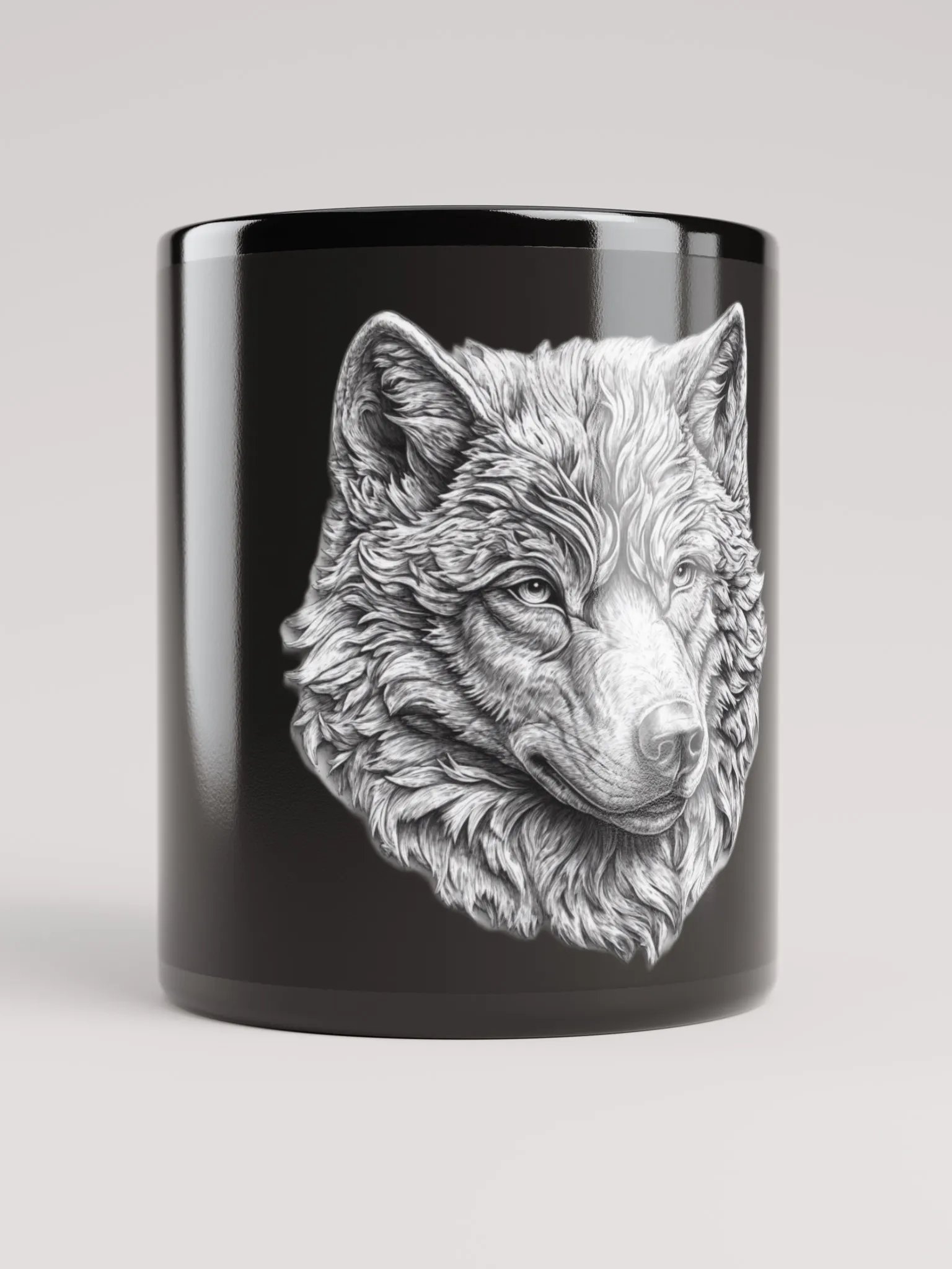 Enchanted Wolf's Gaze glossy Mug product image (5)
