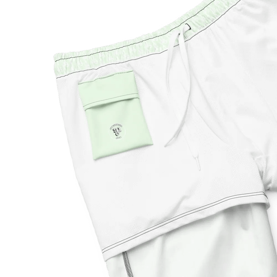 Syn-Stripe Trunks Green/White product image (7)