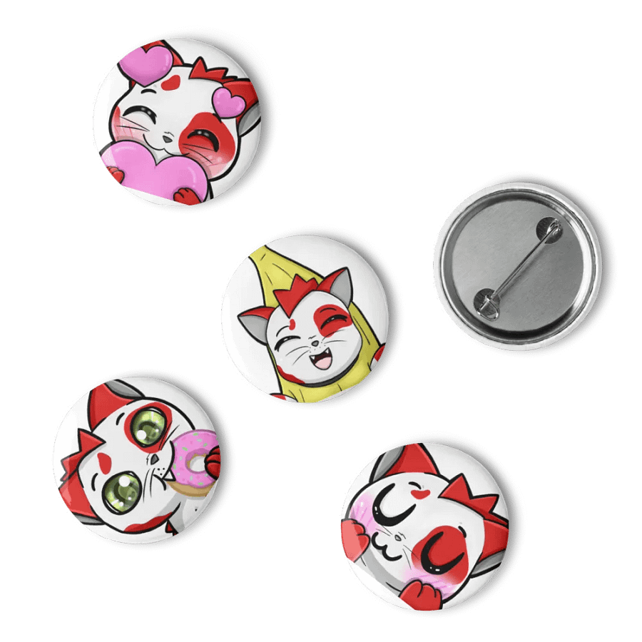 Crimson Round Pin Set product image (6)