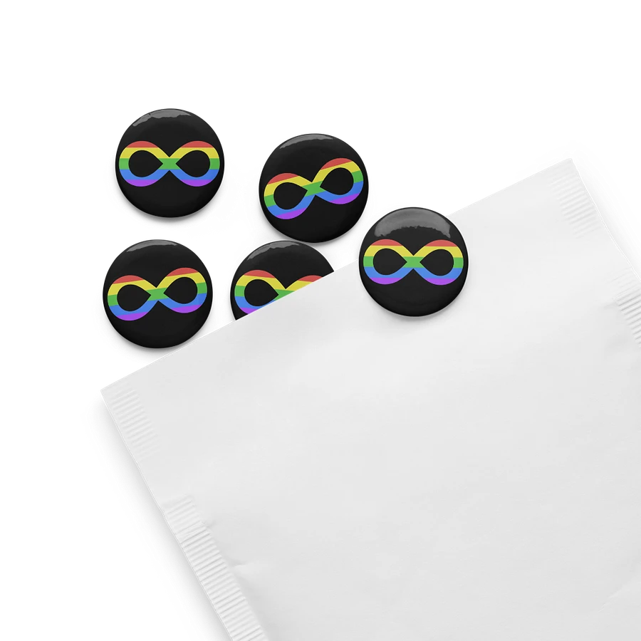 Queer Autistic Infinity Pin Set product image (4)