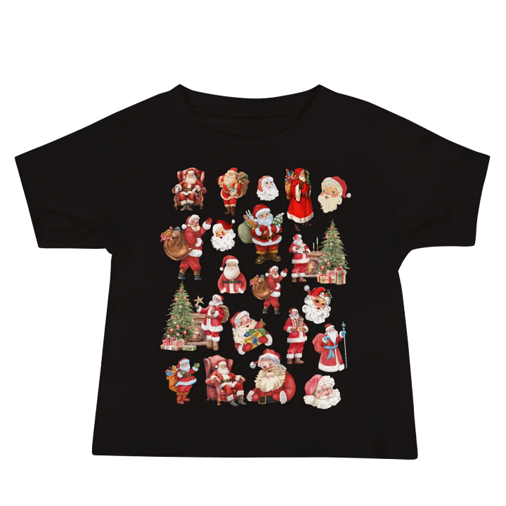 Santa Collage Baby T-Shirt product image (1)