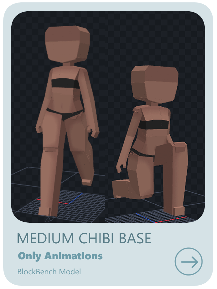 Medium Chibi Base | Only Animations product image (1)