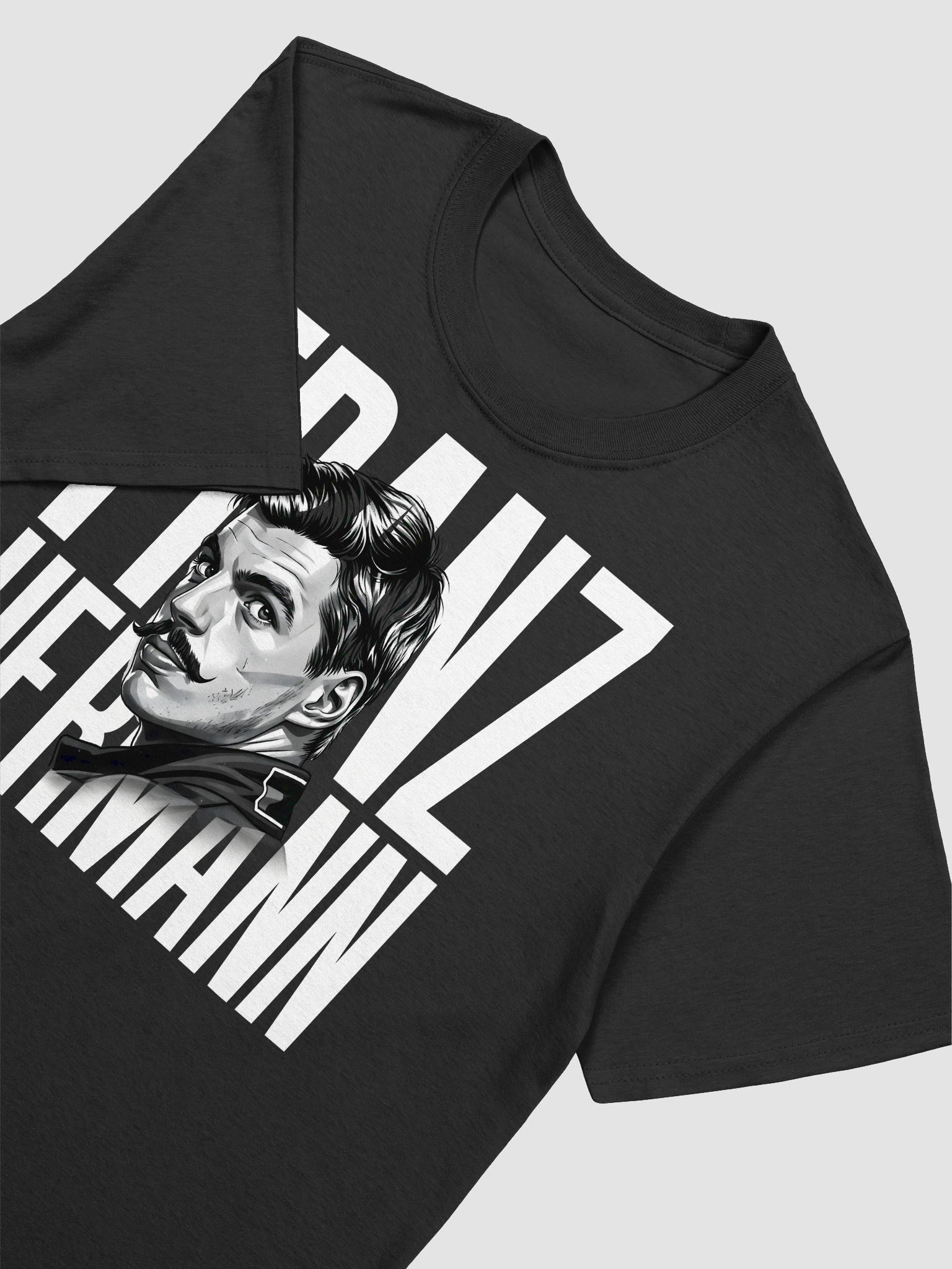 Franz Hermann Max Verstappen Meme Tee - F1 Nürburgring Legend Black & White Art product image (3)
