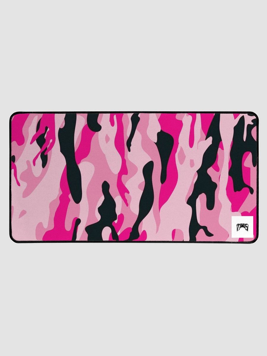 "Pink Camo" Logo Desk Mat product image (1)