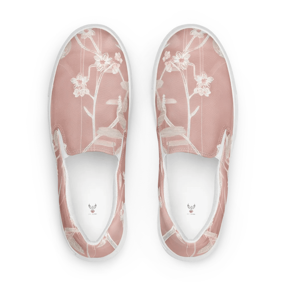 Women's Pretty & Pink Painted Canvas Slip-On Shoes product image (2)