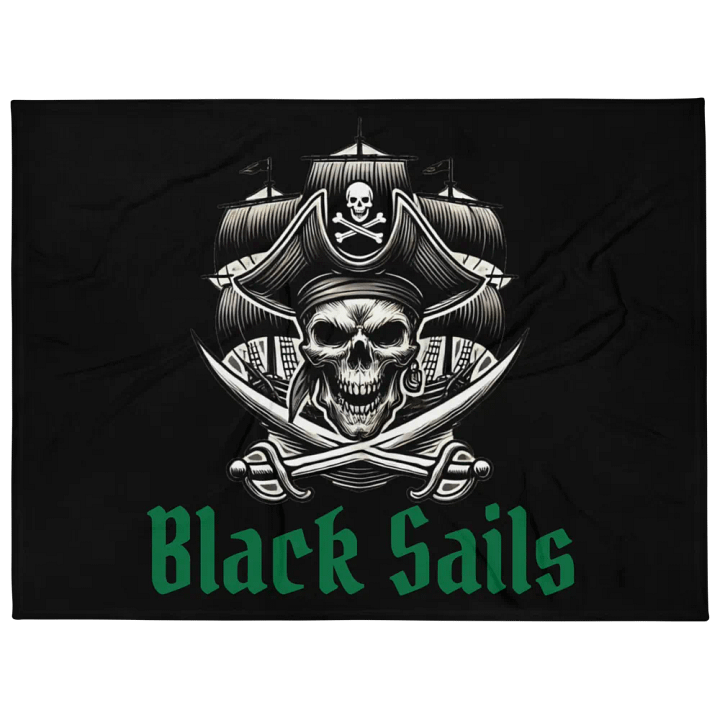 Black Sails Throw Blanket product image (1)