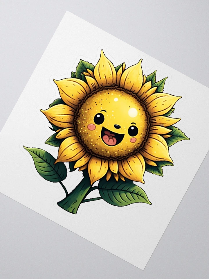 Happy Little Sunflower Sticker product image (4)