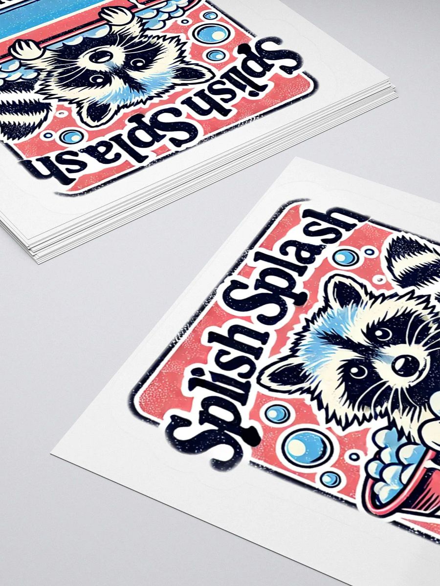 Splish Splash Your Opinion Is Trash Sticker product image (4)