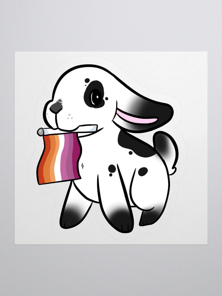 Lesbian Bunny Sticker product image (2)