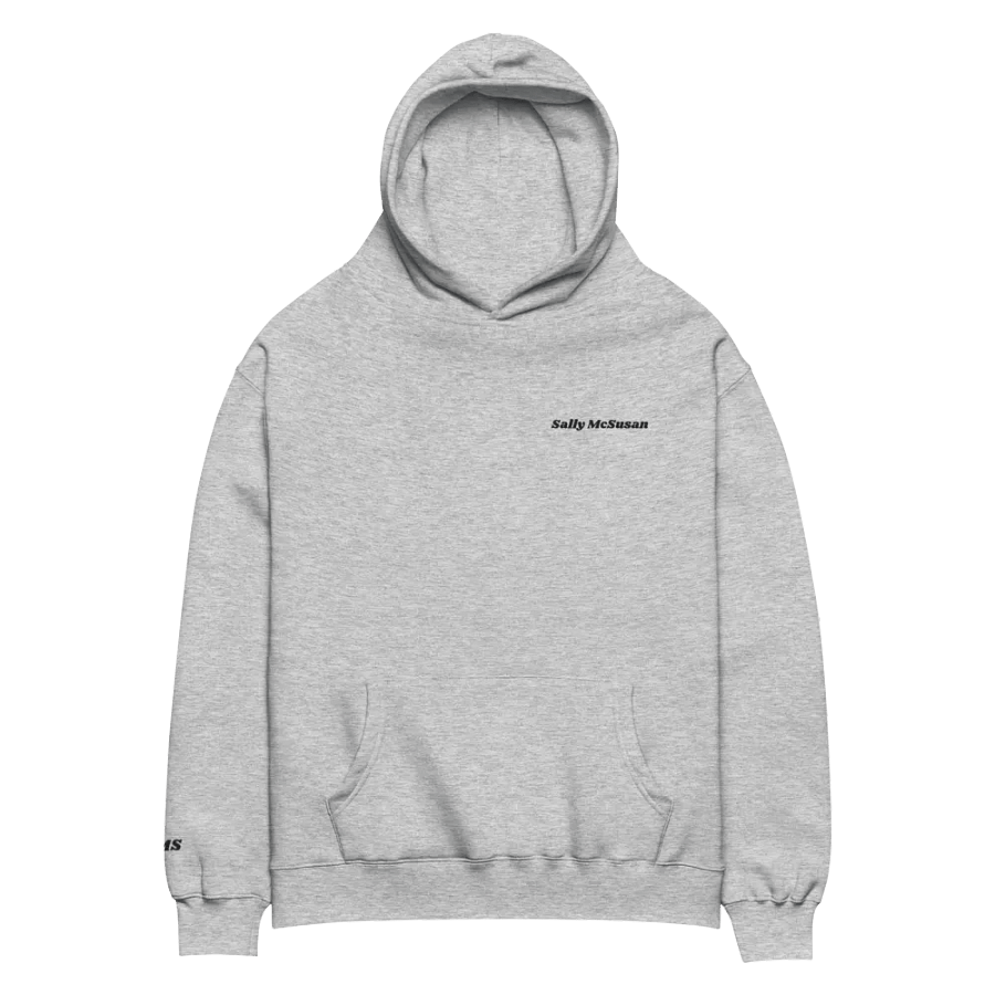 Embroidered SMS Hoodie - Black product image (3)