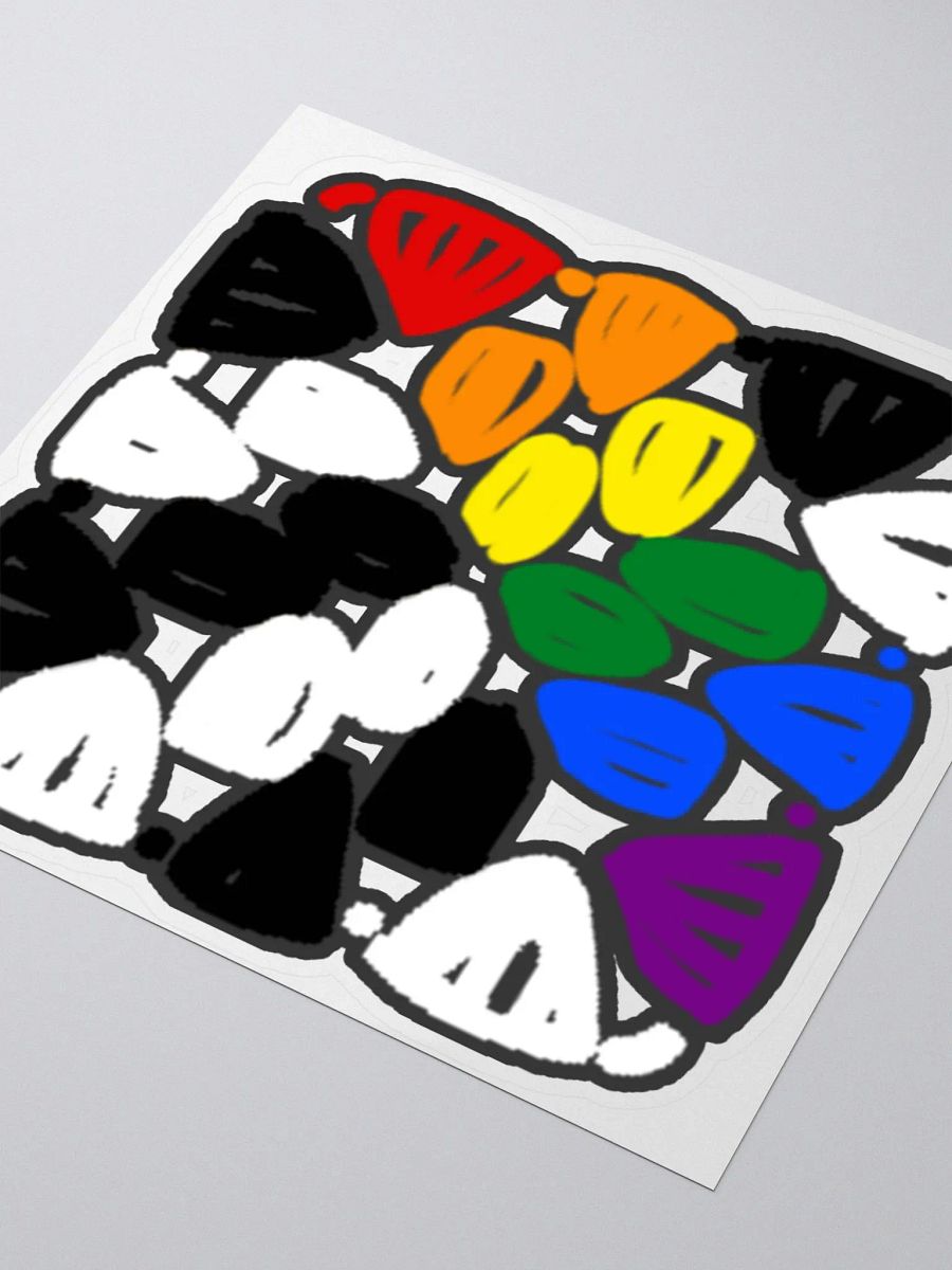 Loop Together Straight Ally Pride Sticker product image (3)