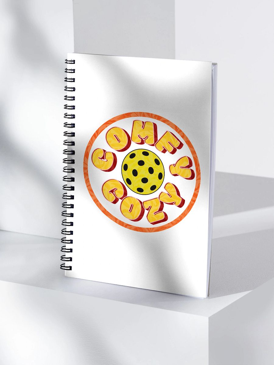 Comfy Cozy Pickleball Circle Vibes Spiral Notebook product image (1)