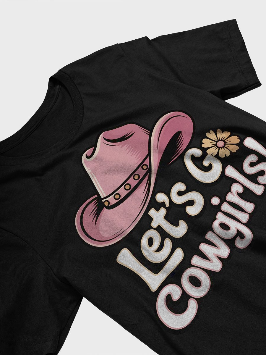 Let's Go Cowgirls! Pink Cowboy Hat T-Shirt product image (22)