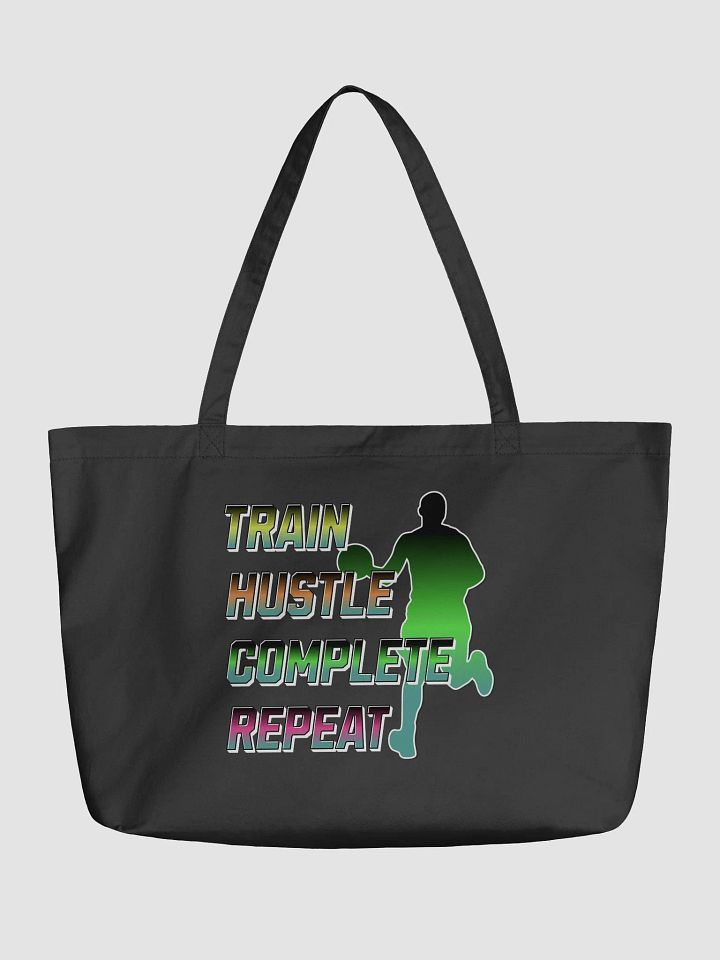 Train Hustle Complete Repeat Basketball Gradient Eco Tote product image (2)