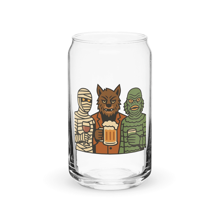 Monster Mash Can-Shaped Glass Set (Female Mummy) product image (2)
