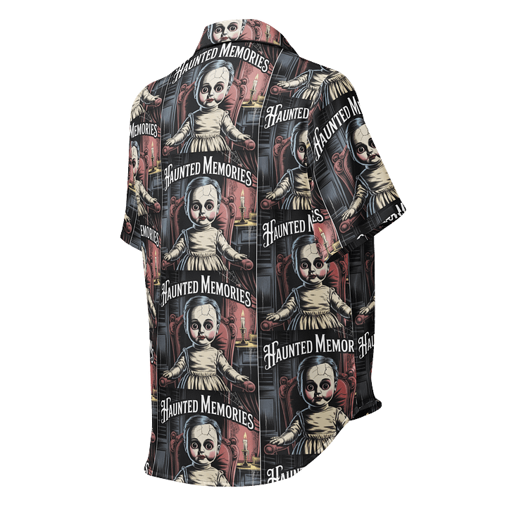 Midnight Veil Designs 'Haunted Memories' Gothic Pyjama Top - All-Over Print Women's Short Sleeve product image (2)