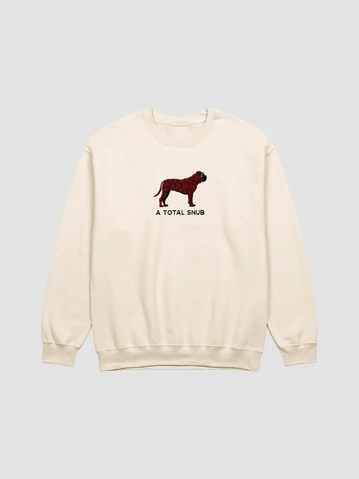 A Total Snub Sweatshirt (Embroidered) of an English Mastiff(Brindle) product image (13)