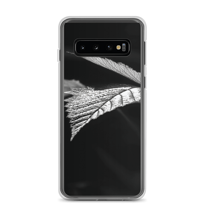 Sunlight on a Salmonberry Leaf Samsung® Clear Case product image (1)
