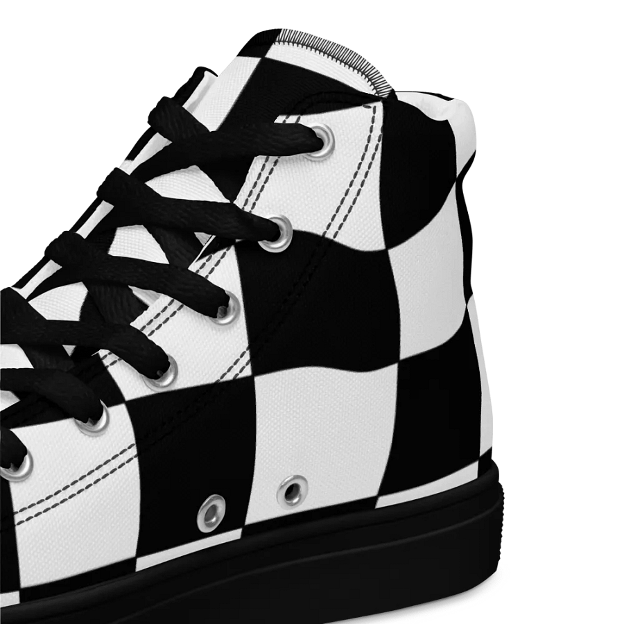 Chess - Men's High Top Canvas Shoes product image (10)