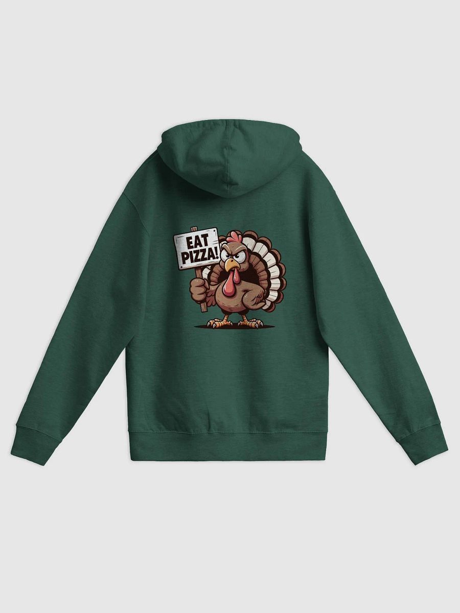Angry Turkey Pizza Protest Zip-Up Hoodie product image (7)