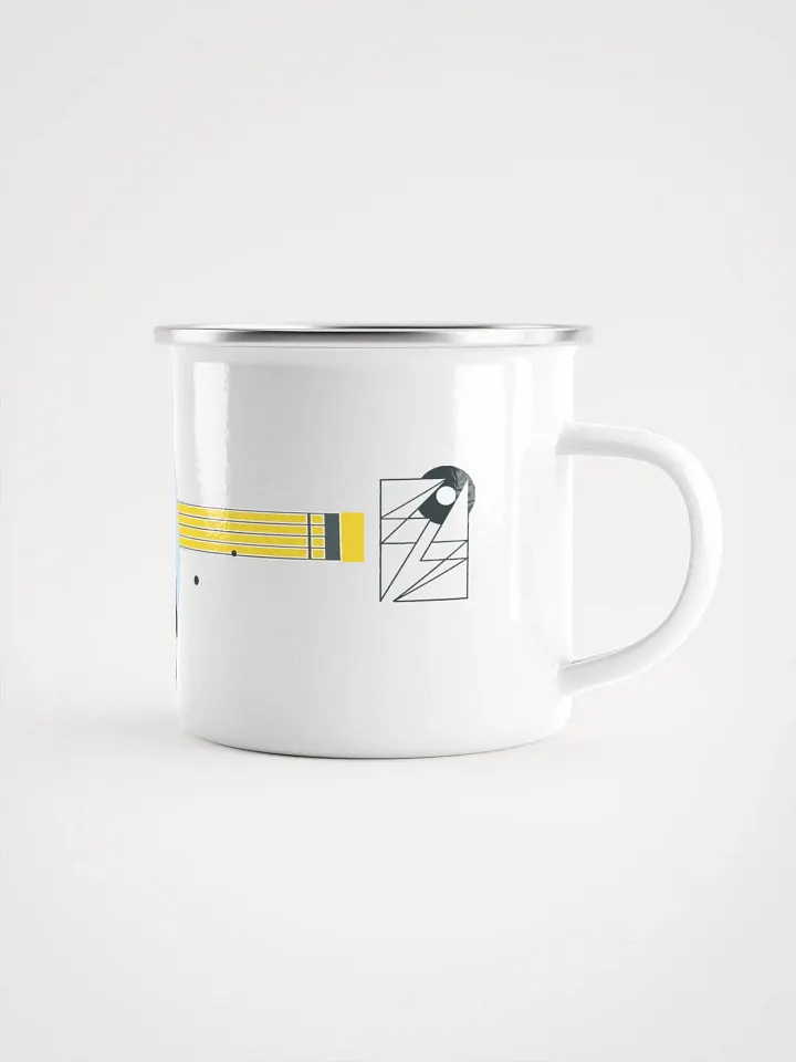 Prelude and Moogue by Frank Fonik (Minimoog), Enamel Mug product image (2)