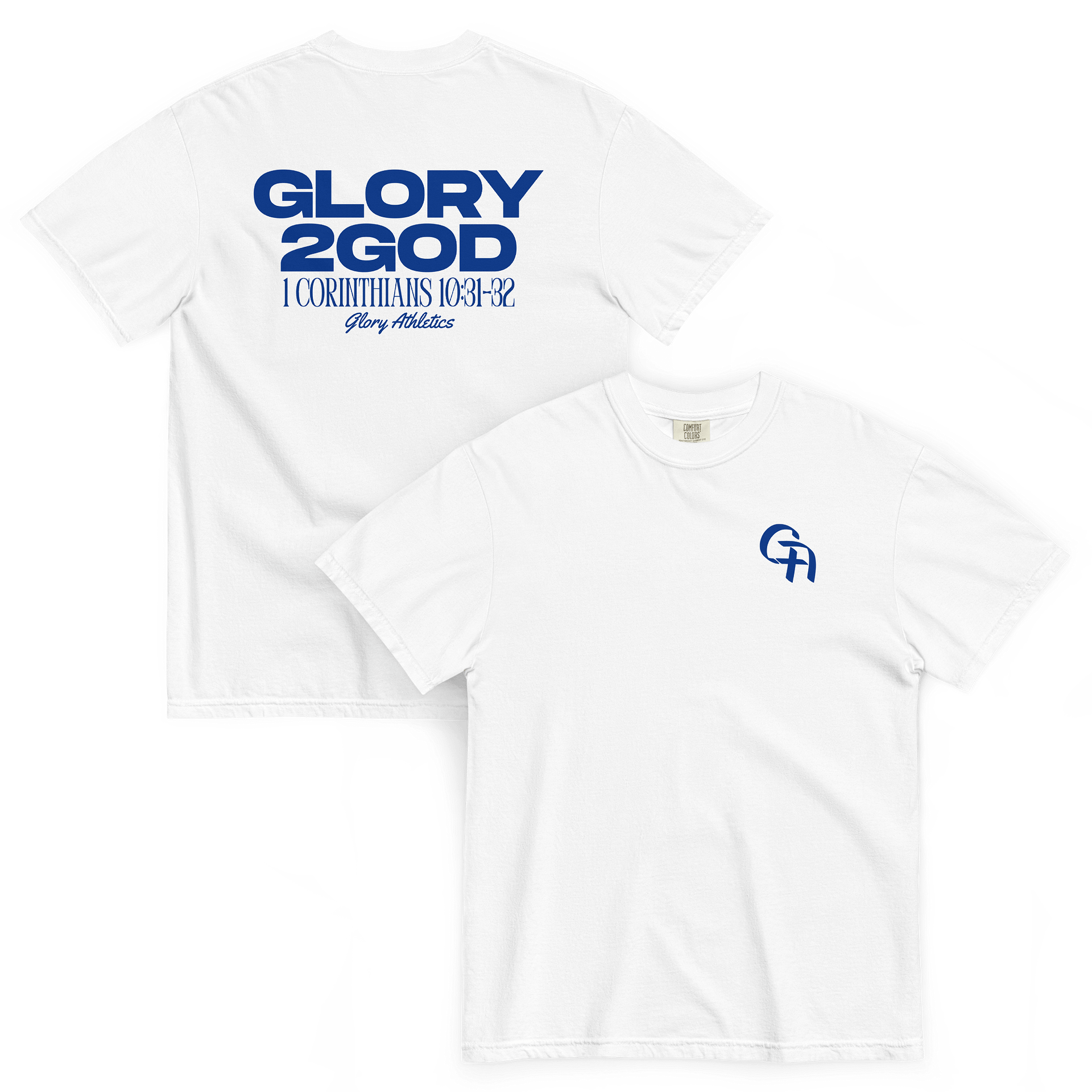 GLORY2GOD TEE - ROYAL product image (3)