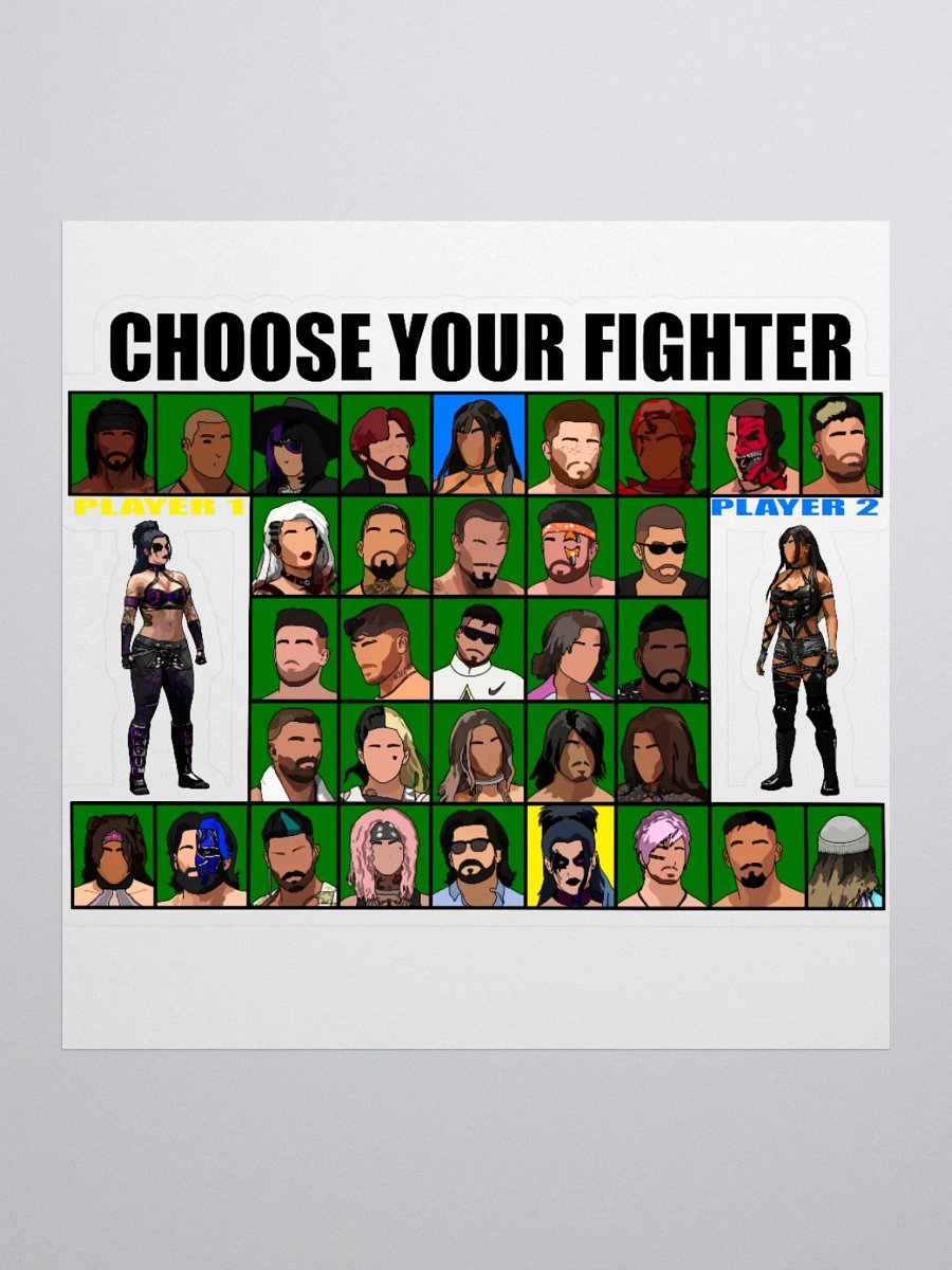 PEPW Choose Your Fighter Corinna vs Katlyn Sticker product image (1)