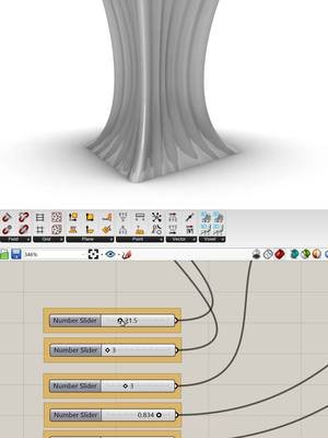 Grasshopper - EX 21 - Divide curve + Repeat data #grasshopper3d #architecturestudentlife #architecturemodel #grasshopper #model #render #parametricdesign #architect #parametricarchitecture #architecturestudent #modeling #architecture #architecturedesign #rendering #architectureschool #models #rhino #architecturetiktok #zahahadid #design