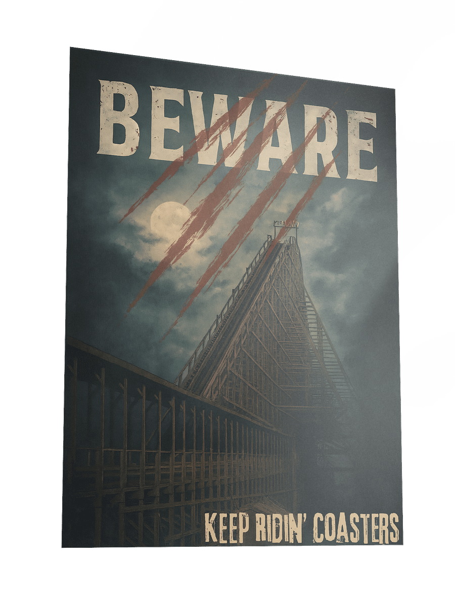 Beware - It's A Beast of a Ride 18x24" Poster product image (3)