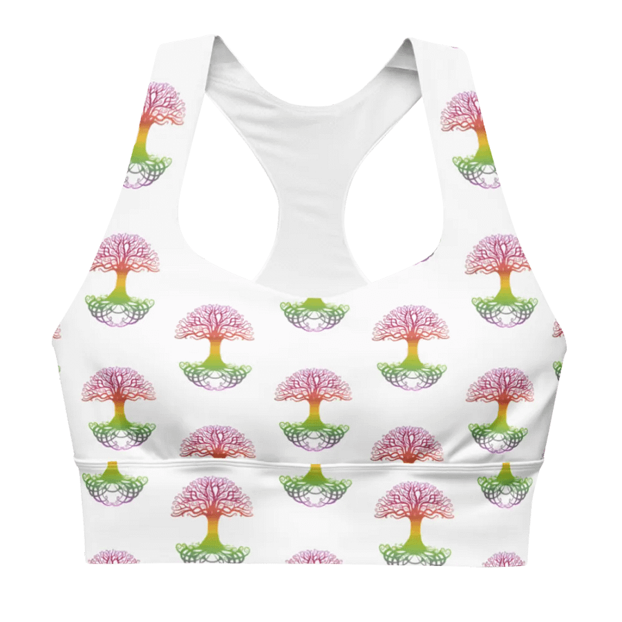 Rainbow Mushroom All-Over Sports Bra product image (1)