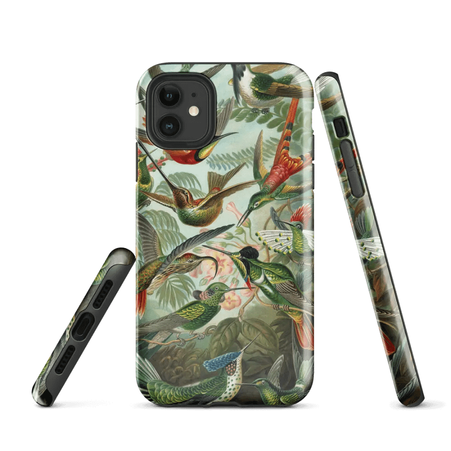 Hummingbirds by Ernst Haeckel Tough Case for iPhone® product image (1)