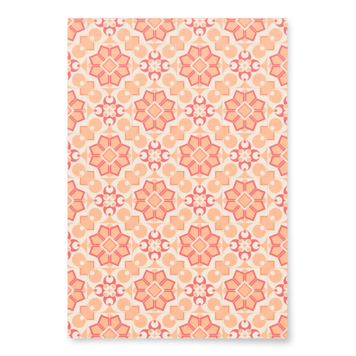 Peach Mosaic Wrapping Paper product image (1)