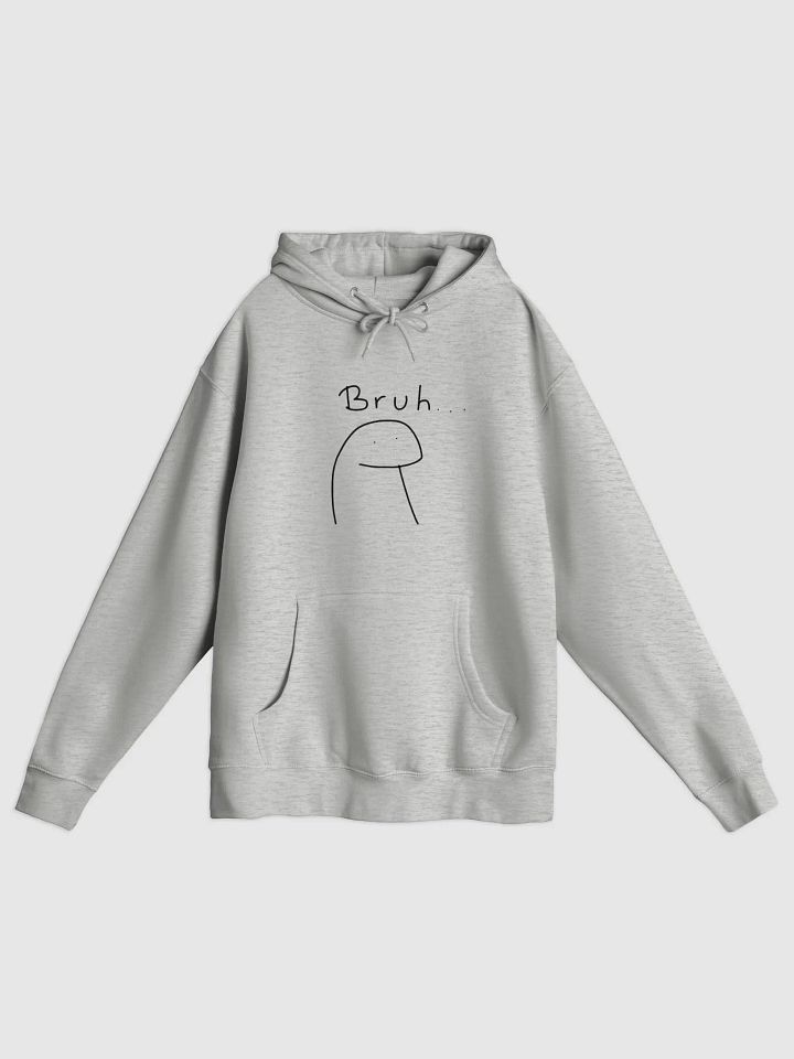 Meme Bruh... Minimalist Line Drawing Hoodie product image (2)