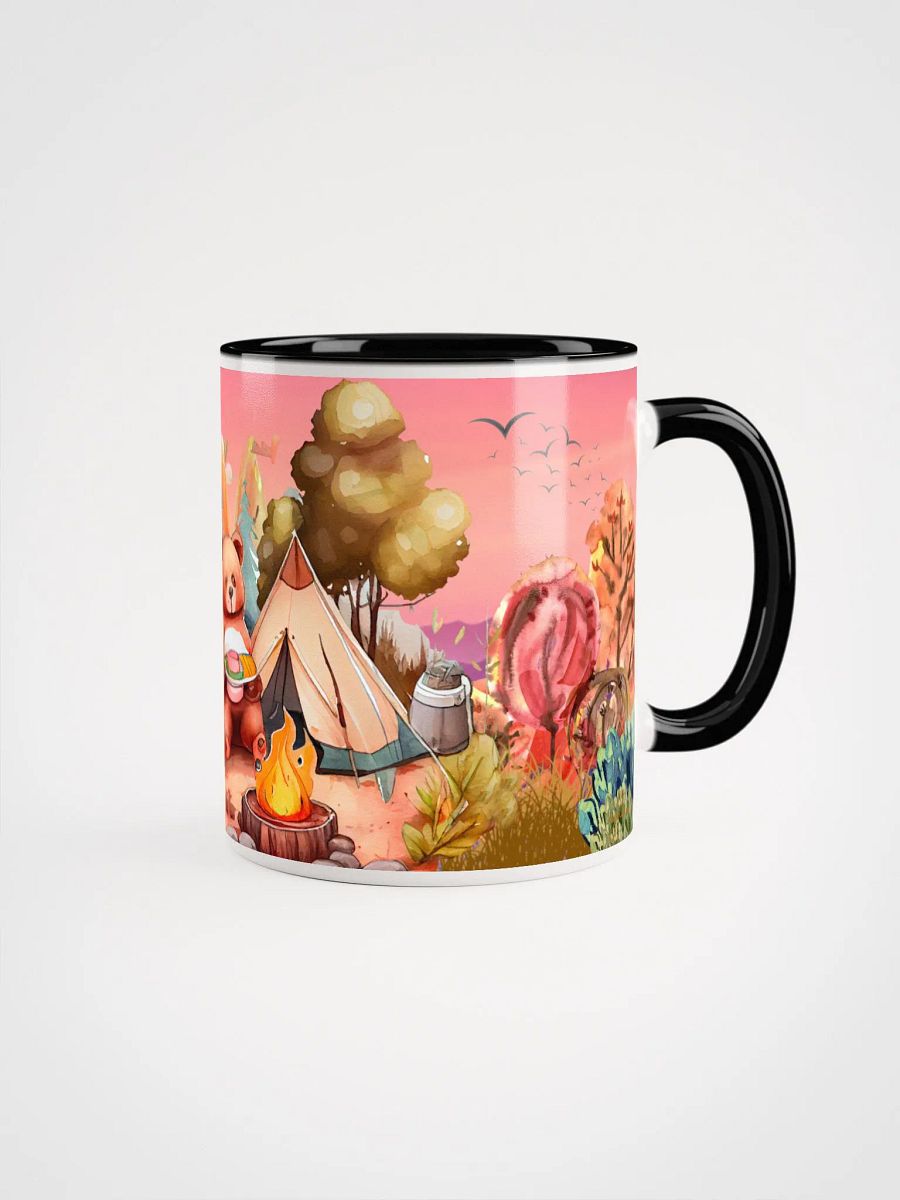 Camping Bear Ceramic Mug | Rustic Wilderness-Themed Drinkware for Outdoor Enthusiasts product image (1)
