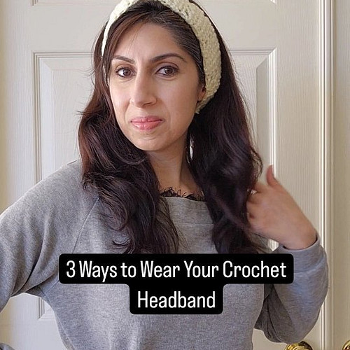 Which way is your favorite to wear a crochet headband? Comment 1, 2, or 3? My fav is... 

Number 3! It looks exotic to me, ha...