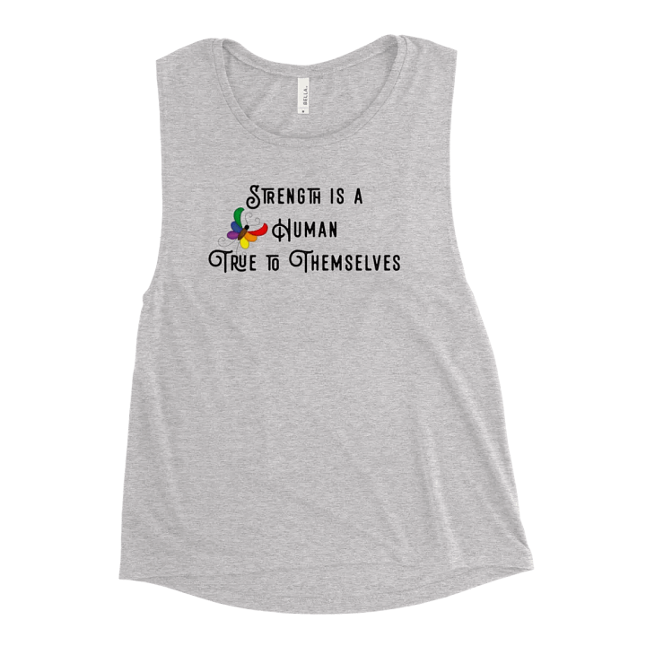 Strength is a Human (b) - Women's Tank Top product image (1)