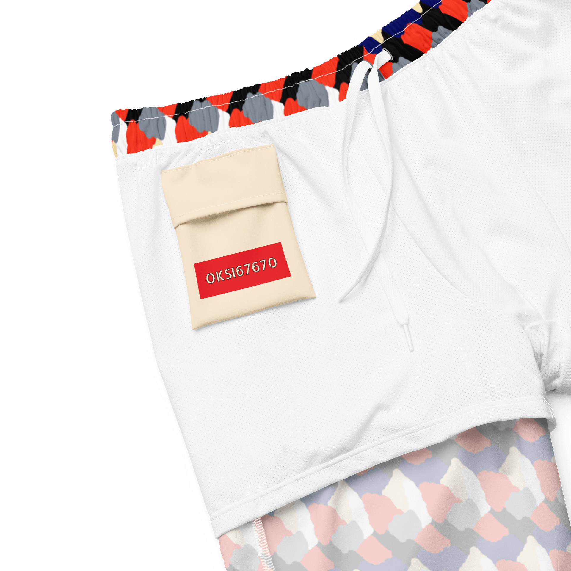 Interlocking Geometric All-Over Swim Shorts product image (6)