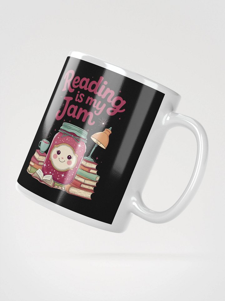 Reading Is My Jam – Cute Book Lover Mug for Readers and Bibliophiles product image (2)
