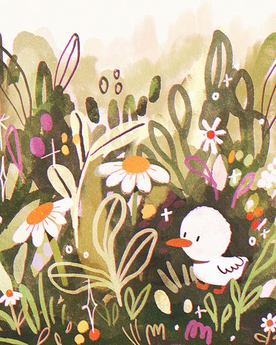 I've made so many floral drawings through the years!!! Perfect for summer!! First two are my favs, ngl, that duck is so cute,...