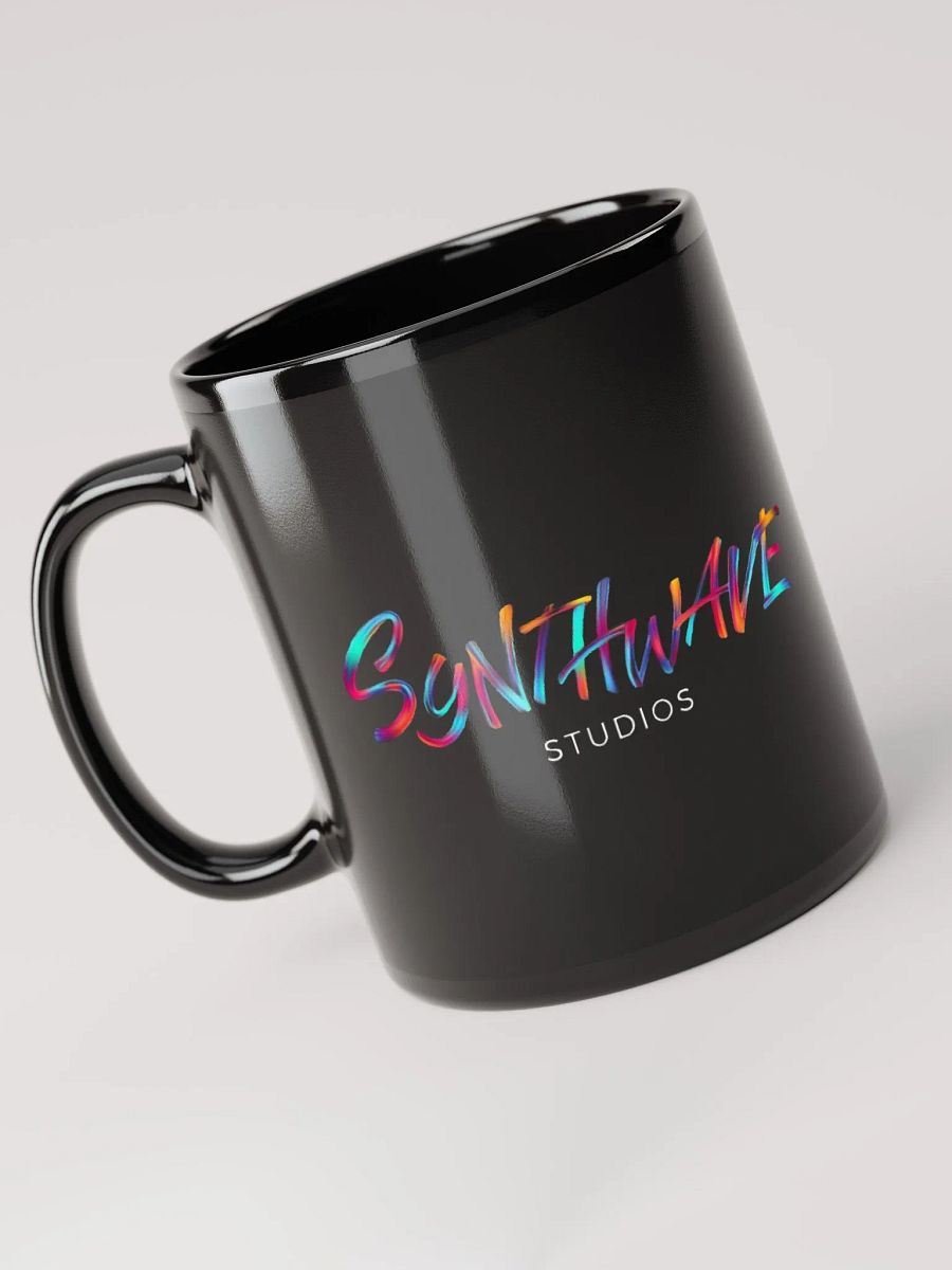 Synthwave Studios Black Glossy Mug product image (3)