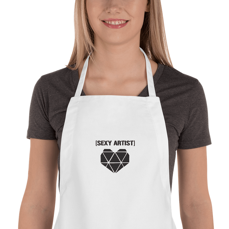 [SEXY ARTIST] Apron White