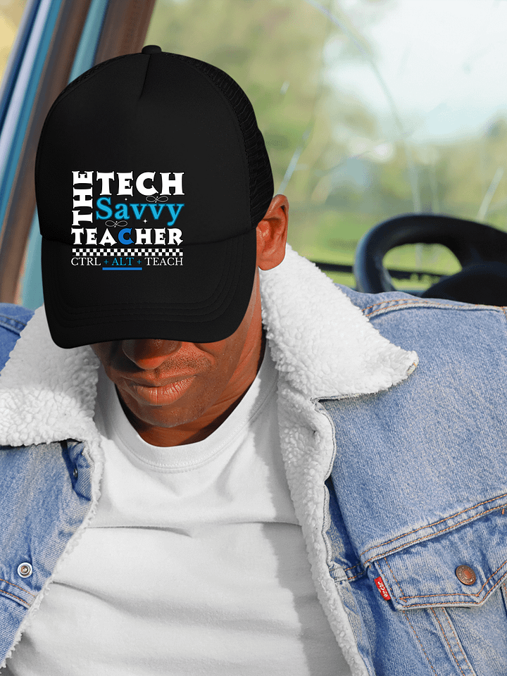 The Tech Savvy Teacher, Ctrl + Alt + Teach Foam Trucker Hat product image (1)