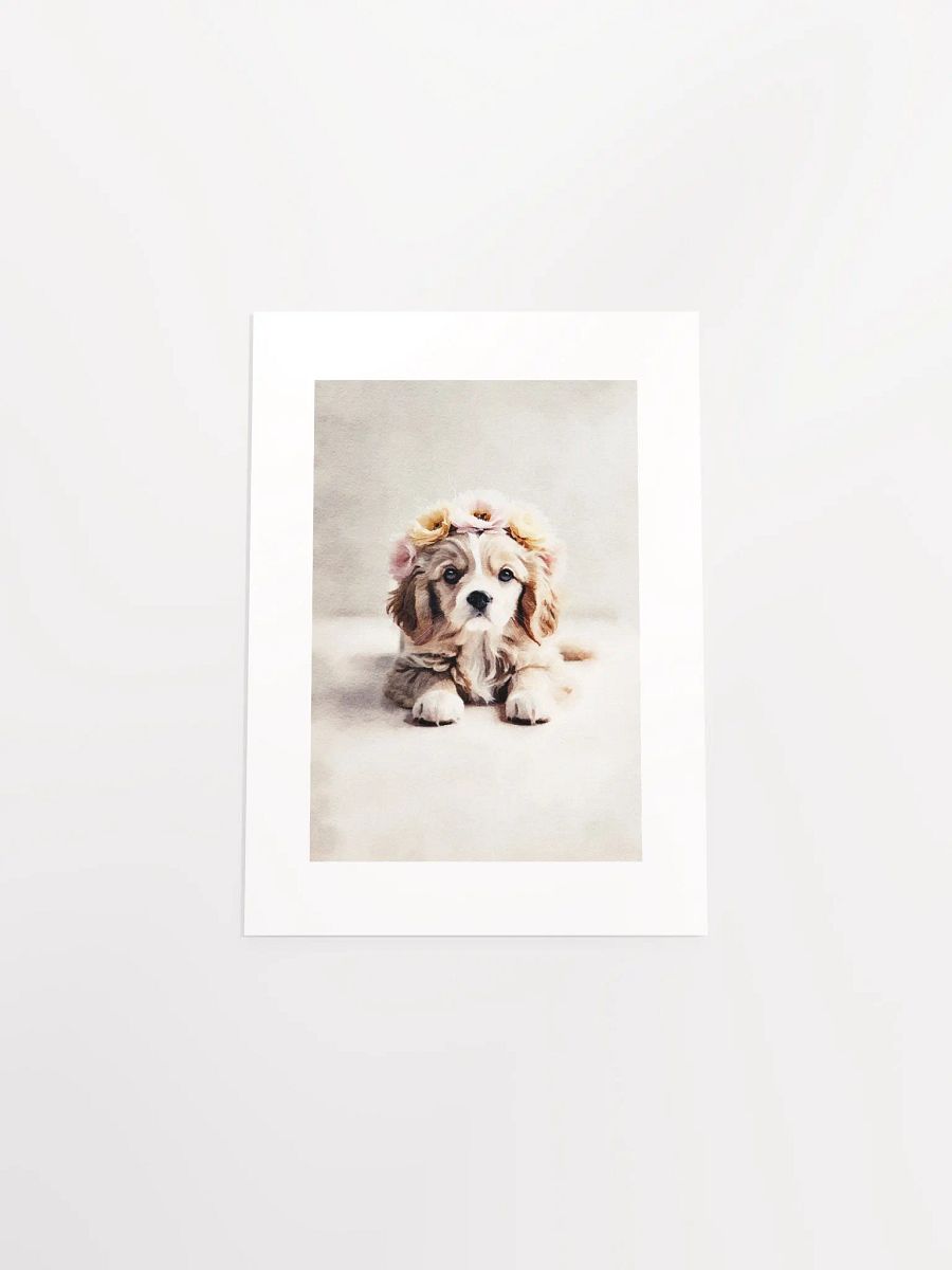 Cute Puppy Passepartout Print product image (30)