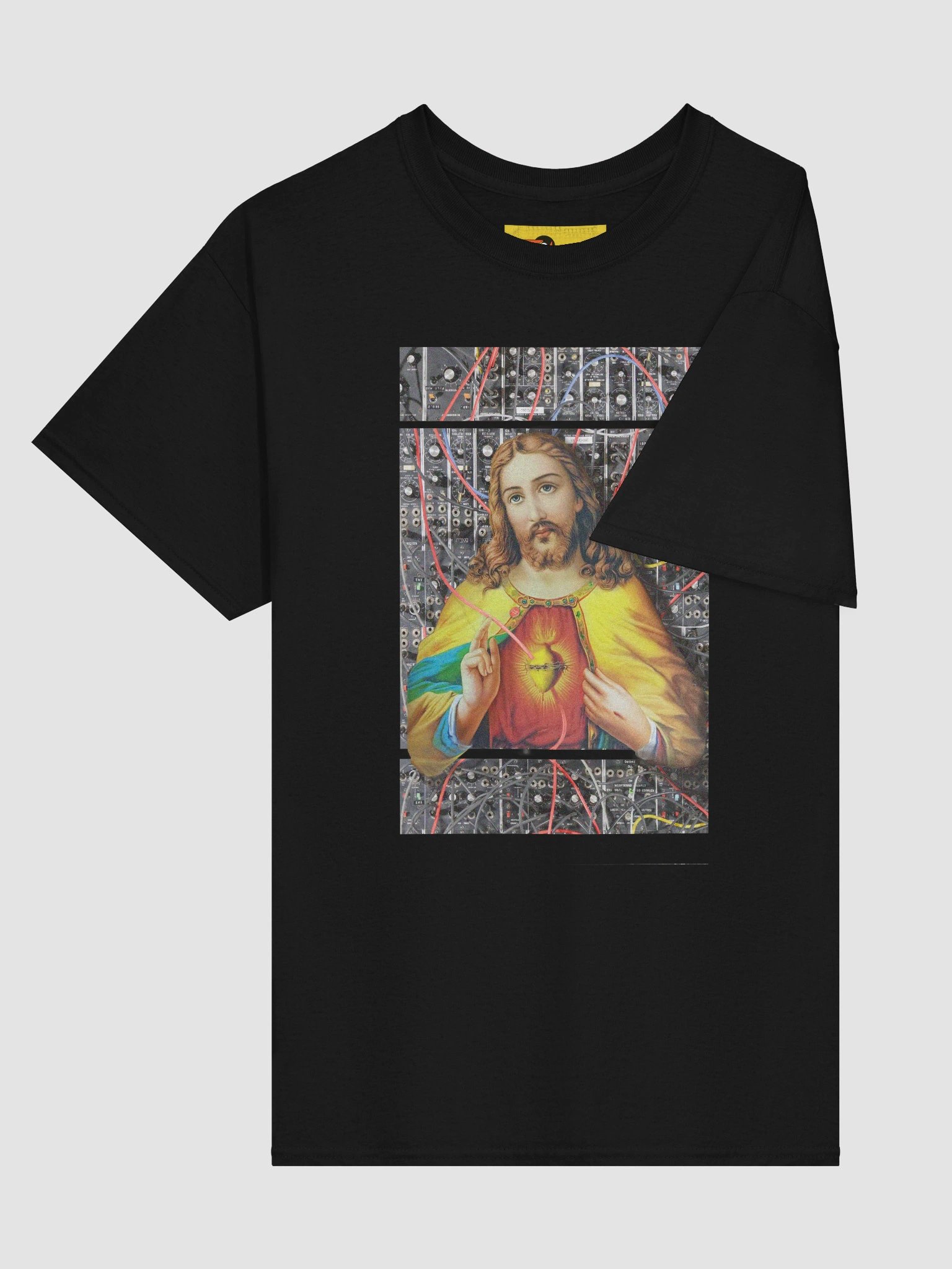 Jesus Christ Sacred Moog by Frank Fonik, Techno EDM Unisex t-shirt product image (16)